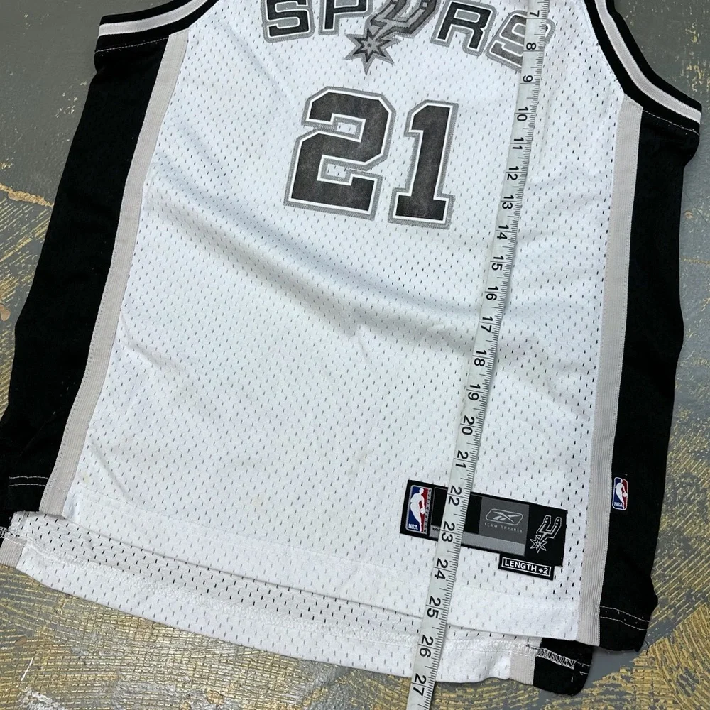 Reebok Tim Duncan San Antonio Spurs Swingman Jersey NBA Small YL 21 Basketball - Picture 8 of 8